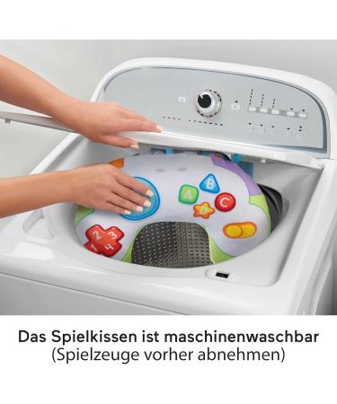 Fisher-Price HGB89 Babies Controller Spielkissen - Gaming Playmat with Hanging Toys for Newborns | Ideal for Prone Position & On-the-Go | Best Baby Toys - Buy Online on SooperMarket.com