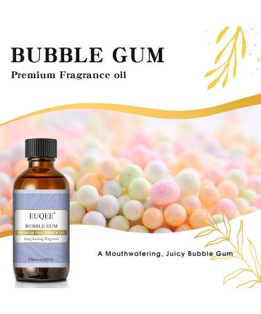EUQEE Bubble Gum Fragrance Oil 60ml - Premium Grade Aromatherapy Essential Oil for Diffusers and Candle Making | Home DIY | Pack of 1 - Buy Online on SooperMarket.com