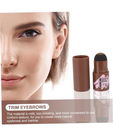 MAGICLULU 1pc Hairline Eyebrow Powder Hairline Powder Forehead Shadow Powder Stamps Cover One Step Hairline Makeup Hair Line Embellish Hair Roots Seal Powder Supplement Cosmetic Product 1 count (Pack of 1) Brown - Buy Online on SooperMarket.com