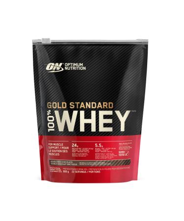 Optimum Nutrition Gold Standard 100% Whey Protein Powder 670g - Double Rich Chocolate - 22 servings (packaging may vary) Chocolate 22 Servings (Pack of 1)