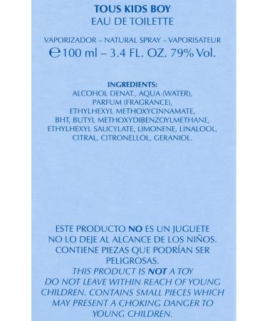 Tous Boy Eau De Toilette Spray 3.4 oz - Youthful Fragrance for Him - Buy Online on SooperMarket.com