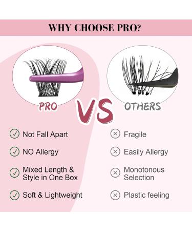 192 Pcs Lash Clusters 2 Styles Mixed Cluster Lashes DIY Eyelash Extensions Eyelash Cluster Extension DIY Individual Lashes Super Thin Band Soft and Easy to Wear (Into You-01+Into You-02 D-Mix) 8-16mix(192PCS)D Curl Into You-01+Into You-02 - Buy Online on SooperMarket.com
