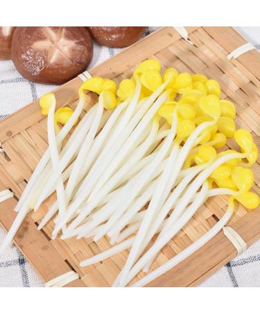 Alipis 12pcs bean sprouts Model decorations pretend lifelike vegetable adornment decorate fruit vegetables decorative vegetable artificial pvc Green bean sprouts Yellow 9.00X1.00X1.00CM - Buy Online on SooperMarket.com
