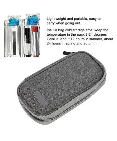 Portable Injection Bag Freezer: Cold Storage for Medicines - Patient Care Cool Bag Ireland (23x12x3 Grey) - Buy Online on SooperMarket.com