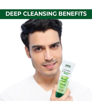 Nykaa Naturals Face Wash - Cucumber and Aloe Vera For Women 3.38 oz Cleanser - Buy Online on SooperMarket.com