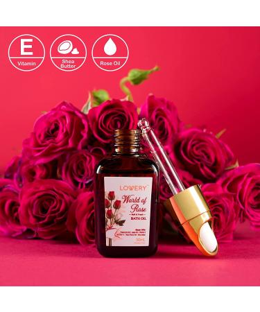 Red Rose Spa Gift Set for Women - 35 Piece Stress Relief Kit for Thank You, Birthday, Mom, Christmas - Nail Care, Body Scrub, Bubble Bath, Bath Bomb & More - Buy Online on SooperMarket.com