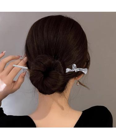 DHWEKU 2 pieces women's hair sticks retro hair sticks hair sticks for long hair beautiful and elegant holds the hair firmly suitable for hair styling design for decorative hair firm hairstyle - Buy Online on SooperMarket.com