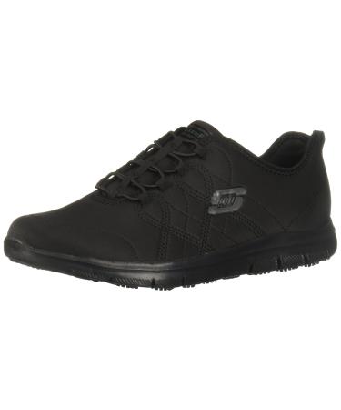 Skechers Women's Ghenter Srelt Work Shoe 8 Black