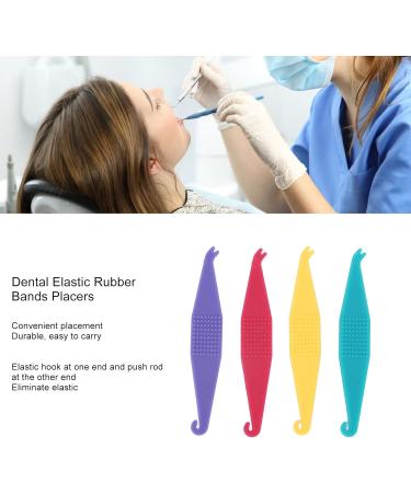 100Pcs Dental Elastic Rubber Elastic Rubber Bandsplacers Dental Rubber Bands Placers Corrosion Resistant Practical for Orthodontics Braces - Buy Online on SooperMarket.com
