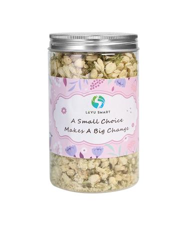 LeyuSmart Jasmine Flower Tea Dried Premium Jasmine Buds Tea-Jasmine Herbal Loose Leaf Tea 50g 1.76Oz