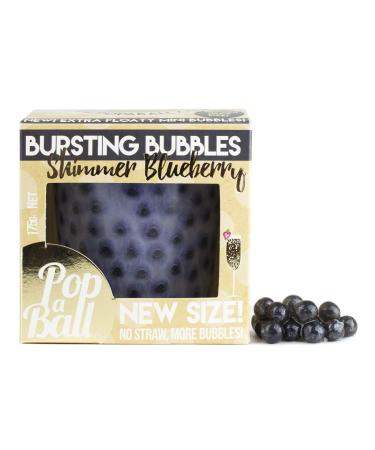 Popaball Shimmer Blueberry Bursting Bubbles 1 x 175 Grams | Prosecco Gin Mocktail & Cocktail Making Gifts | Gift Set Ideas for Her Hampers & Hen Parties Single