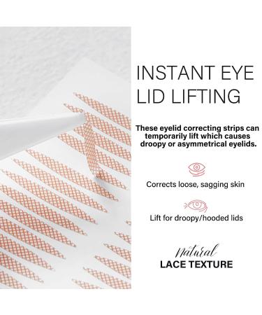 480Pcs Eyelid Lifter Strips: Double Eyelid Tape for Hooded Eyes - Invisible, Easy Lifting Solution for Droopy, Uneven, Mono Eyelids - 3 Shapes Included - Buy Online on SooperMarket.com