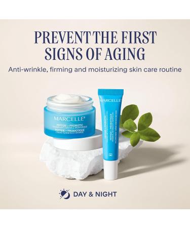 Marcelle Peptide + Probiotic Firming Anti-Wrinkle & Depuffing Eye Care Cream Smoothing & Hydrating Cruelty-Free Hypoallergenic Paraben-Free Fragrance-Free 15 mL - Buy Online on SooperMarket.com