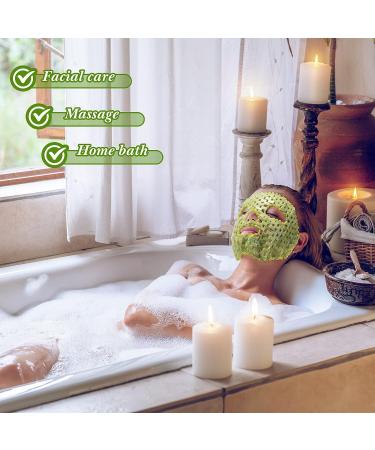 Jade Facial Mask Set - Natural Green Stone Skincare Tools for Puffy Eyes, Dark Circles, and Face Massage - Buy Online on SooperMarket.com