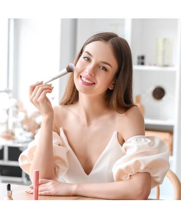 Jessup 14pcs Highend Makeup Brushes Set - Foundation Concealer Blush Contour Powder Eye Brush Makeup Sponge Cleaner Towel | Pearl White T333 - Buy Online on SooperMarket.com
