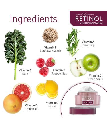 Retinol Night Cream by LdeL Cosmetics | 1.7 oz | Anti-Aging Skincare - Buy Online on SooperMarket.com