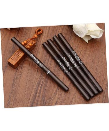 Angoily 3pcs 2 1 Eyebrow Pen Gothic+mirror Eyebrow Pencils Eyebrow Brush To Rotate Five Colors - Buy Online on SooperMarket.com