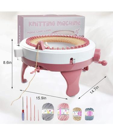 48-Pin Oversized Hand-Knitted Rotary Double Knitting Machine Set for Adult and Children - Buy Online on SooperMarket.com