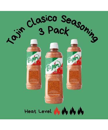 APG Fine Foods Tajin Seasoning Clasico With Lime 400g Tub (Pack of 3) Authentic Mexican Flavouring - Buy Online on SooperMarket.com