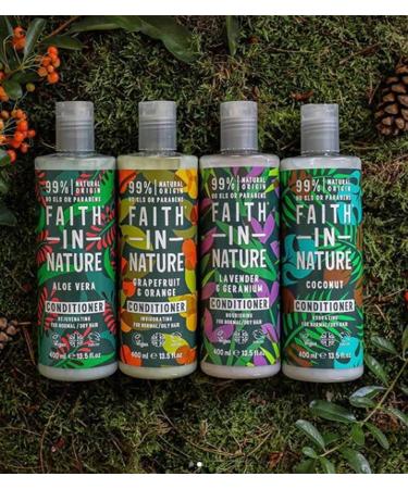 Faith In Nature Coconut Shampoo 400ml and Body Wash 400ml Hair & Body Duo | Vegan Friendly | Cruelty Free | 99% Natural Fragrance | Free From SLS or Parabens - Buy Online on SooperMarket.com
