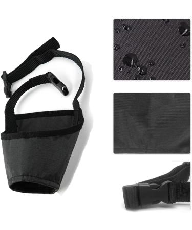 Adjustable Breathable Muzzle for Small Dogs - Safe Comfortable Prevents Biting & Barking (S Black) - Buy Online on SooperMarket.com