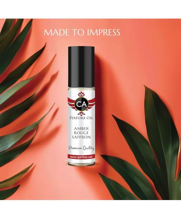 CA Perfume Amber Rouge Saffron Fragrance Body Oil For Women & Men Roll On 0.14fl oz / 4ml - Buy Online on SooperMarket.com