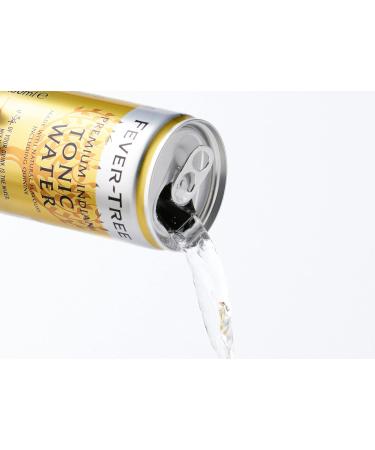 Fever-Tree Indian Tonic Water - 24 Cans (150 ml Each) | Premium Mixer for Gin & Cocktails - International Shipping Available - Buy Online on SooperMarket.com