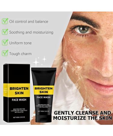 Aloe Vera Mens Face Wash Natural Face Wash with Aloe & Mint Aloe Vera Acne Face Wash Face Wash For Men Exfoliating Face Wash Cream Cleanser For Acne Prone & Oily Skin Face Wash 100g - Buy Online on SooperMarket.com