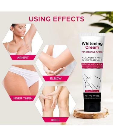 Plymun 2pcs Crema Aclaradora Para Manchas en Piel de Cara, Axilas, Cuello y Entrepierna - Buy Online on SooperMarket.com