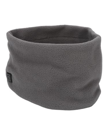 Heated Neck Scarf Multi-Purpose Comfortable 3-Way Adjustable Temperature Heating Scarf Dirt-Resistant Lightweight for Autumn (Gray)