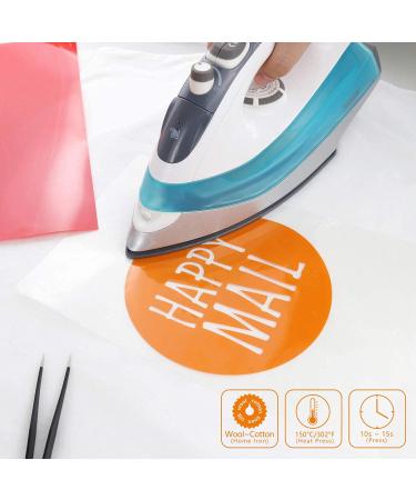 Caregy Heat Transfer Vinyl for T-Shirts 12x10 - 36 Sheets HTV Bundle in 36 Colors - Buy Online on SooperMarket.com