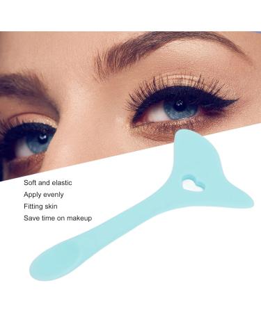 Eyeliner Aid Tool Reusable Silicone Eyeliner Winged Aid Tool Multifunctional Eyeliner Stencil Drawing Applicators Tool(Blue) - Buy Online on SooperMarket.com