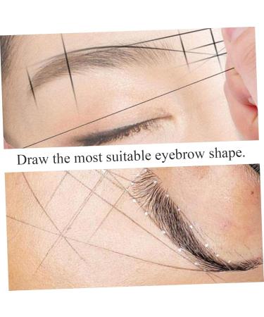 Gogogmee Ink Pattern Embroidery Thread Ruler Brows Eyebrow Mapping Thread Brow Stencil Brow Ruler Draw a Line - Buy Online on SooperMarket.com