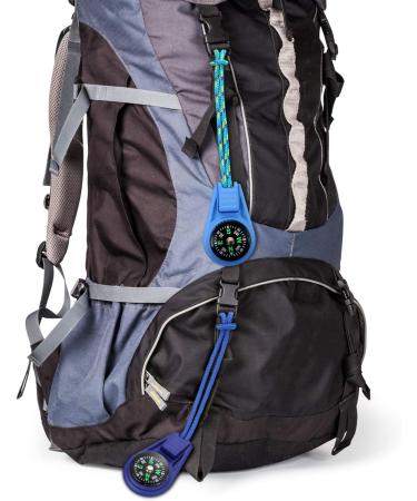 Multi-Color Mini Survival Compass Outdoor Camping Hiking Pocket Compass Liquid Filled Mini Compass on Cord for Emergency Survival Kits Watchband Paracord Bracelet Necklace Key Chain - Buy Online on SooperMarket.com