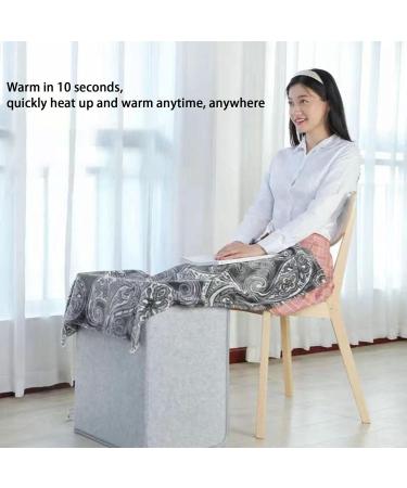 Optimized Surface Heating Triple Foldable Room Heater - Eco-Friendly Electric Foot Warmer with 45 Angle Auto Shutoff & Overheat Protection | Virtcooy for Home Office & Bedroom - Buy Online on SooperMarket.com