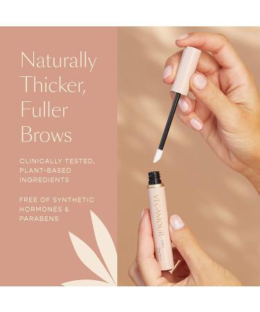 VEGAMOUR GRO Brow Serum - Natural Eyebrow Growth Enhancer for Thicker Fuller Brows - 4mL - Buy Online on SooperMarket.com
