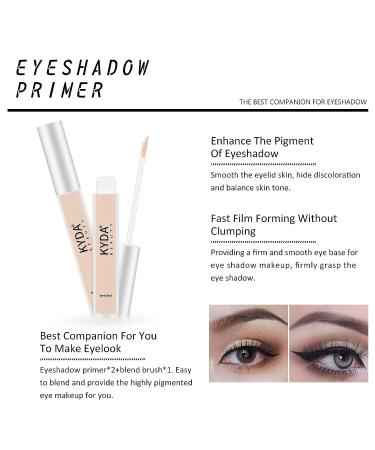 FREEORR Matte Eyeshadow Primer Set - Waterproof & Long-Lasting Eye Makeup Base - 02 Light - Buy Online on SooperMarket.com
