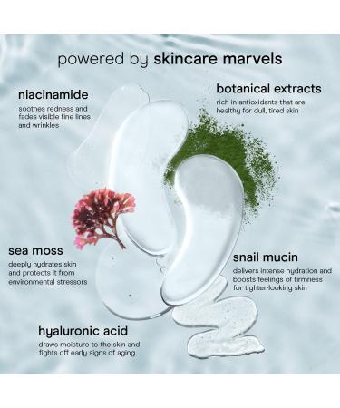 Baebody Advanced Snail Mucin Under Eye Masks - Hydrating Patches for Puffy Eyes & Dark Circles (6 Pairs) | Korean Eye Gel for Fine Lines - Buy Online on SooperMarket.com