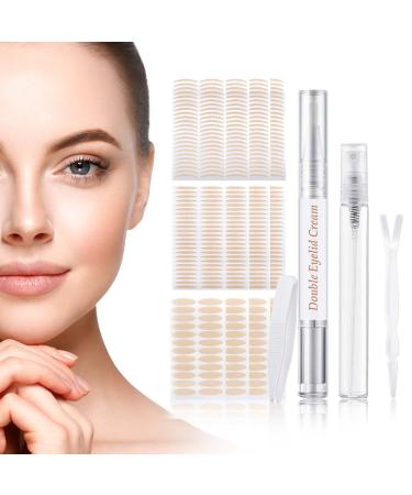 Eyelid Tape  Eyelid Lifter Strips  Double Eyelid Tape for Hooded Eyes Invisible Lifting Droopy Uneven Mono Eyelids  3 Shapes  480Pcs