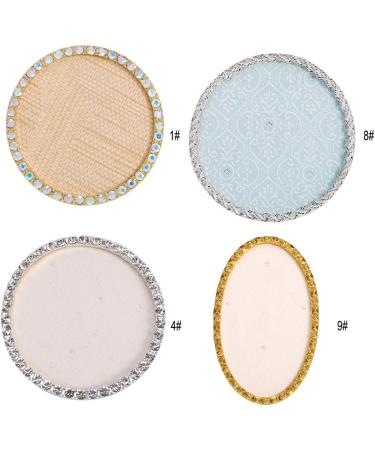 Nail Art Display Stand Fashional Alloy Nail Gel Colors Plate Tips Display Stand Rack Board Manicure Tool(4#) - Buy Online on SooperMarket.com