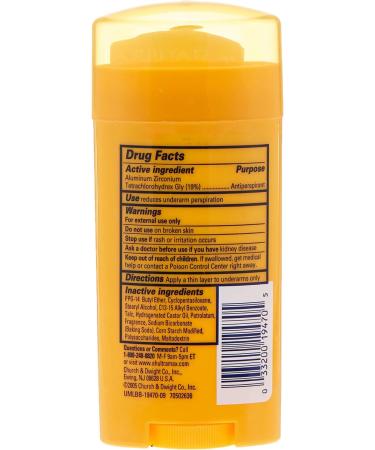 Arm And Hammer Ultramax Deodorant Antiperspirant Invisible Solid Powder Fresh - 2.6 Oz - Buy Online on SooperMarket.com