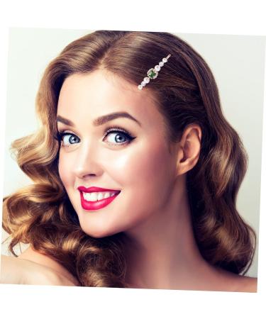 ABOOFAN 3 Sets Crystal Pearl Hair Clip Rhinestone Hair Barrettes Barettes and Hair Clips for Women Crystal Rhinestone Hair Clip Crystal Sparkling Accessories Crystal Mori Department Woman - Buy Online on SooperMarket.com