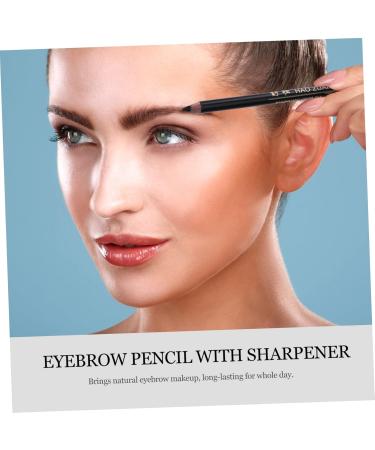 8pcs pencil sharpener eyebrow pencil haozhuang eyebrow pencil Eyebrow Pencils Makeup Accessories 1 count (Pack of 1) Black - Buy Online on SooperMarket.com