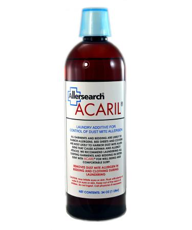 Allersearch ACARIL Laundry Additive 34 Oz (1 Liter)