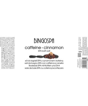 Anti-Cellulite Bath Salt with Caffeine & Cinnamon - 600g BINGOSPA | International Shipping Available - Buy Online on SooperMarket.com