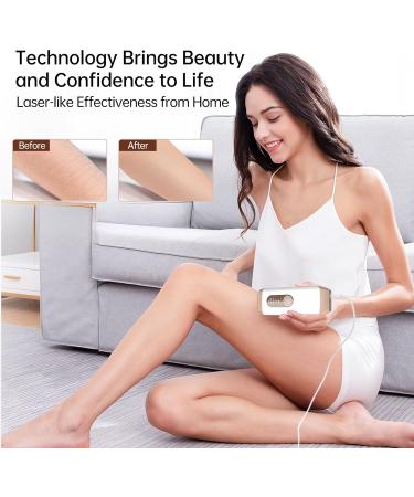 Laser Hair Removal Device - Sextupole Technology Ice Cooling Results in 2 Weeks - Painless & Safe for Men & Women - Full Body Use - Buy Online on SooperMarket.com