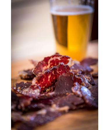 Biltong Boss Original Beef: High Protein Gluten-Free Snack for Paleo, Keto, Atkins Diets - 200g - Buy Online on SooperMarket.com