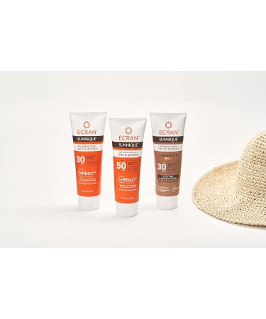 Ecran Sunnique Broncea+ Gel-Crema SPF30 250ml - Optimal Sun Protection for All Skin Types | International Shipping Available - Buy Online on SooperMarket.com