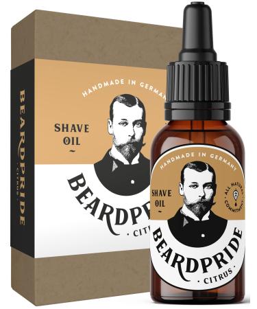 Beardpride Razor Men I Skin Care Razor Razor I Shaving Oil Citrus I Razor Care Oil For the well -groomed shave for men I 100% natural pure oils I 30ml citrus 30 ml (1 Pack)