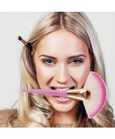 Makeup Brush Pro 1 Pcs Large Fan Shape Makeup Brush Blush Powder Foundation Cosmetic Tool - Buy Online on SooperMarket.com